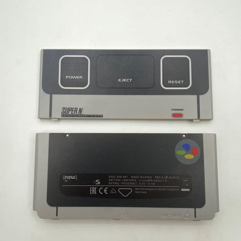 غطاء وجه وغطاء خلفي جديد 2015 لجهاز 3DS (رمادي)